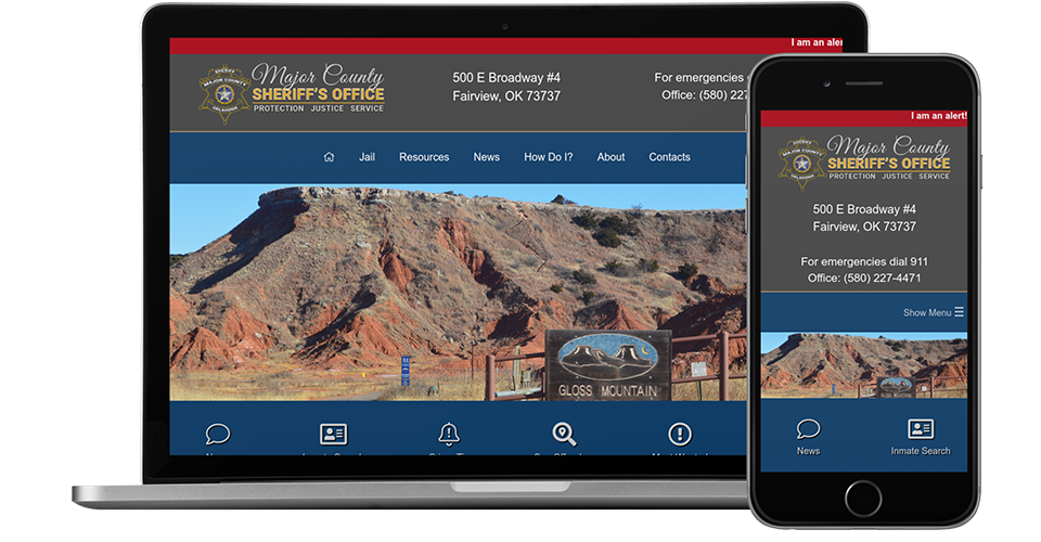 Major County Sheriff Launches a New Website
